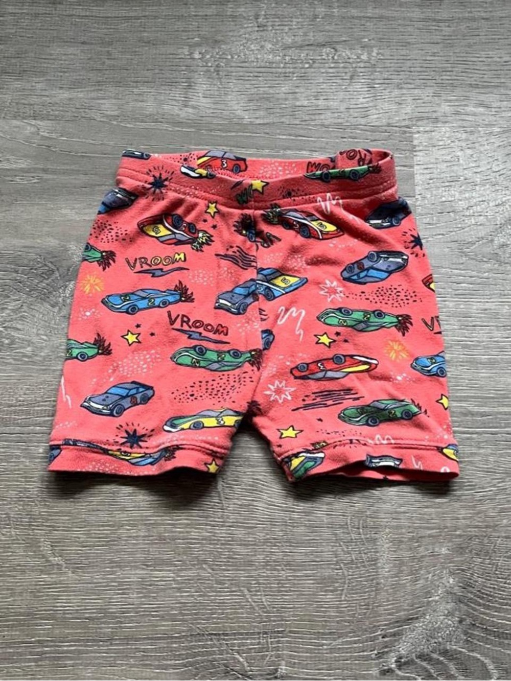 Baby Gap cars boys red pajama shorts